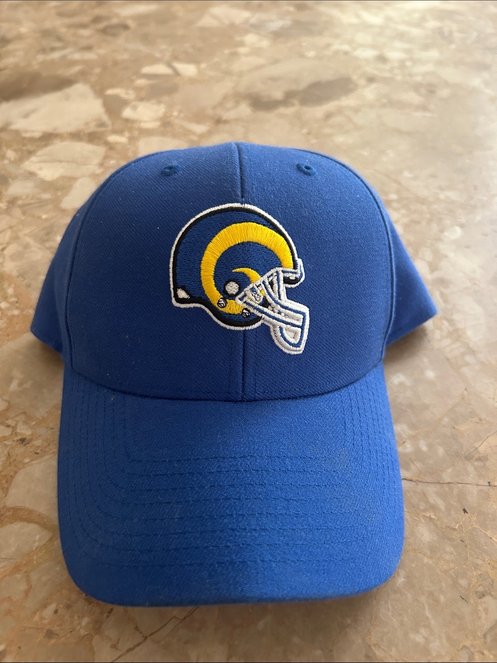 LA Rams Blue Football Helmet hat